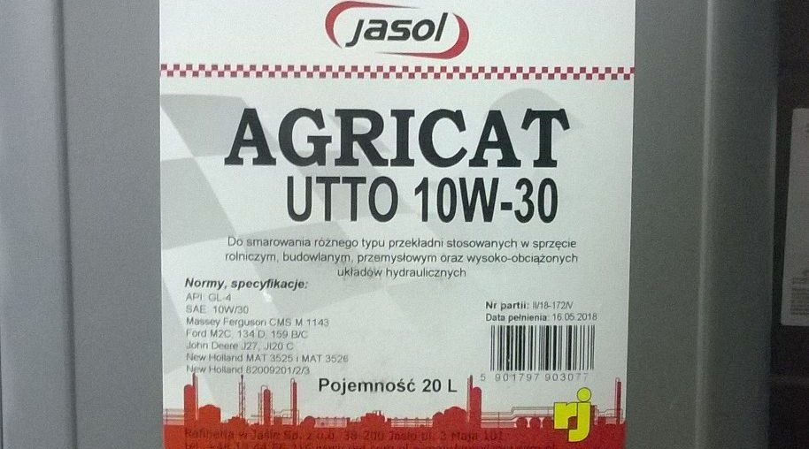 Olej Agricat UTTO 10W/30